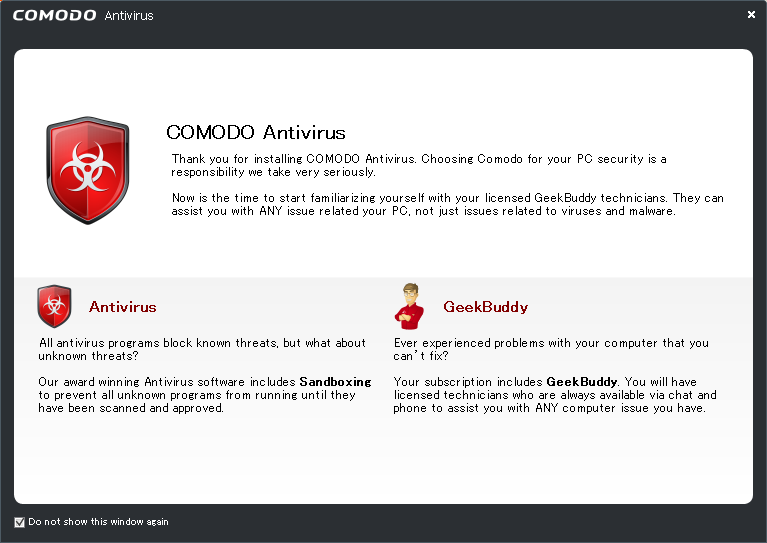 COMODO Internet Securityを導入